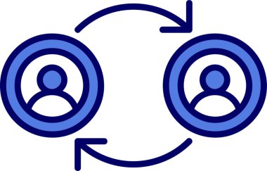 Peer Web simgesi vektör illüstrasyonuna aktar