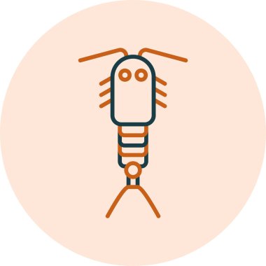 Plankton web simgesinin vektör çizimi       