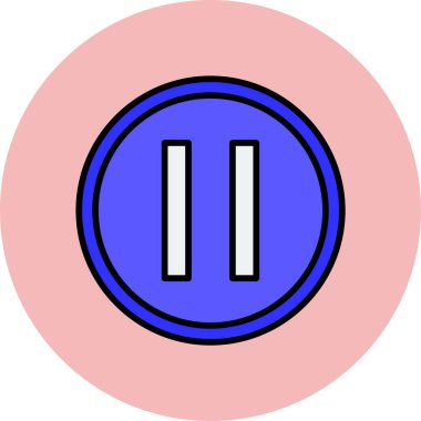 Paralel ağ simgesi, vektör illüstrasyonu