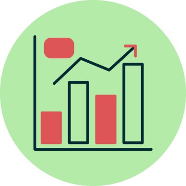 grafik grafik simgesi, vektör çizim  