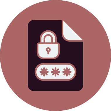 Bir belge simgesinin temiz ve basit vektör illüstrasyonu.