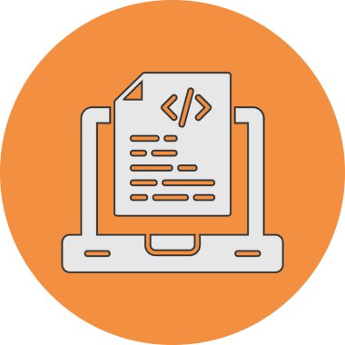 belge simgesi, vektör illüstrasyonu basit tasarım