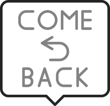 Geri Dön Simge Vektör Resimleri Beyaz Arkaplanda İzole Edildi