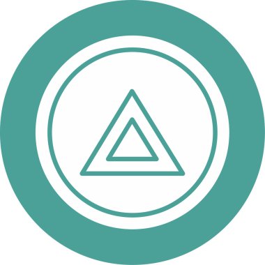 - Delta. Web simgesi basit illüstrasyon