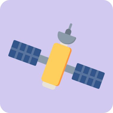 Uydu anten simge vektör çizim 