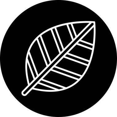 Yaprak simgesinin soyut renk vektörü çizimi