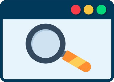 Veri Analizi işi ve finans ikonu vektör illüstrasyonuName