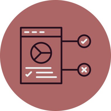 Yöntem ağ simgesi vektör illüstrasyonu