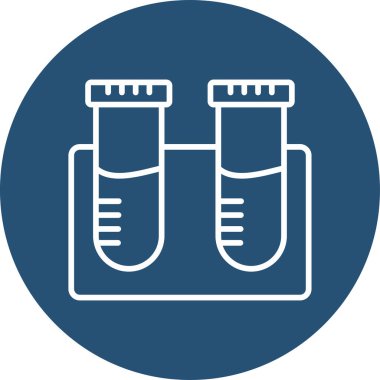 lab test tüpleri ikon vektör illüstrasyonuName