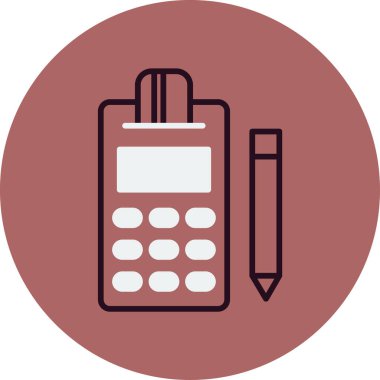 Hastalık Kontrol. Web simgesi basit illüstrasyon