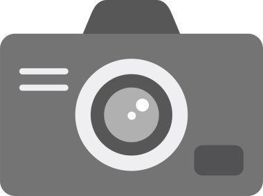 kamera simgesi vektör illüstrasyonu