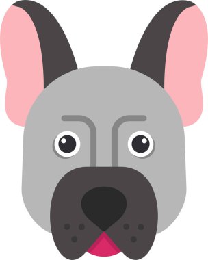 Uygulama veya web tasarımı için Fransız Bulldog simgesi, dijital arayüzlerinize biraz cazibe ve karakter katmak için mükemmel 