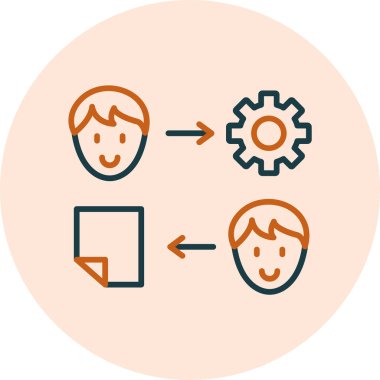 Roller web simgesi vektör illüstrasyonu