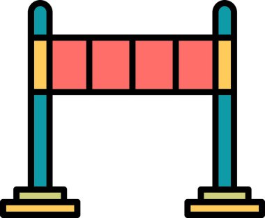 Engel Web simgesi vektör illüstrasyonu