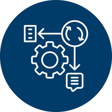 Çevik ağ simgesi vektör illüstrasyonu