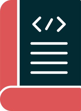 kitap simgesi, vektör illüstrasyonu basit tasarım