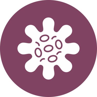 Rotavirüs web simgesi, vektör illüstrasyonu