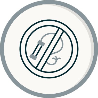 Kırbaç ağ ikonu vektör çizimi yok