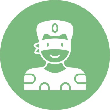 Süper kahraman ağ simgesi, vektör illüstrasyonu