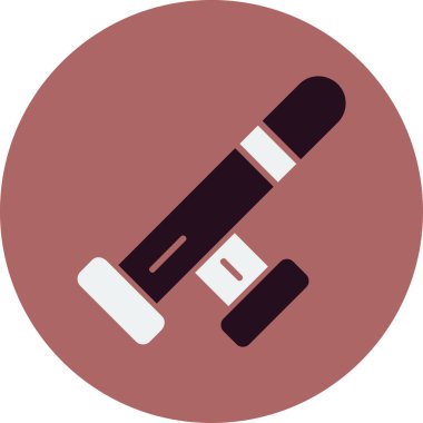 Baton web simgesi vektör illüstrasyonu