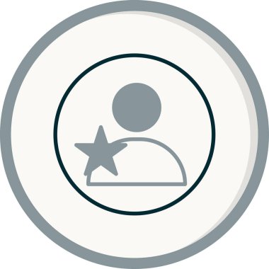 Popüler. Web simgesi basit illüstrasyon