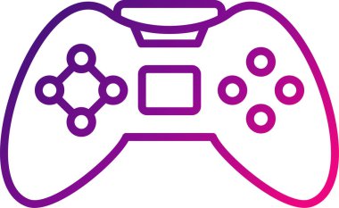 Oyun Denetleyici Web simgesi, vektör illüstrasyonu