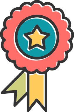 Kalite vektör simgesi modern basit illüstrasyon