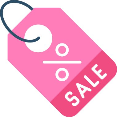 Taslak biçimdeki basit İndirim simgesi