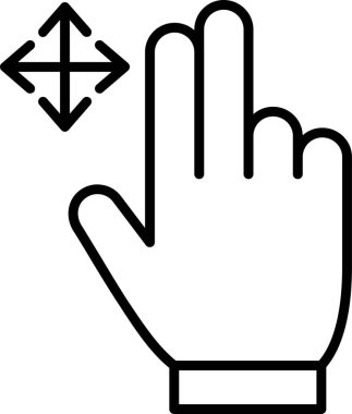 El simgesi, basit vektör çizim