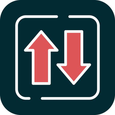 İki Yol İşareti. Web simgesi basit illüstrasyon