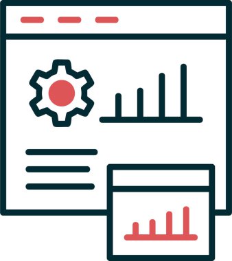 Bir kullanıcı veri sembolünü soyut bir şekilde gösteren vektör illüstrasyonuName.