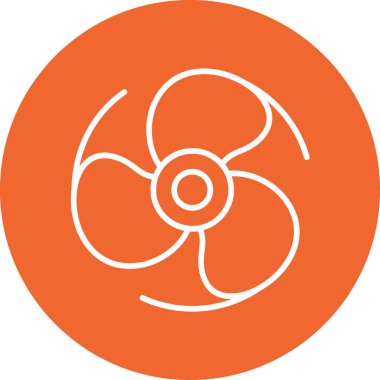 Pervane ağ simgesi, seo modern simgenin vektör illüstrasyonu 