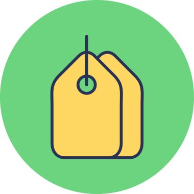 Fiyat etiketi vektör illüstrasyonu 