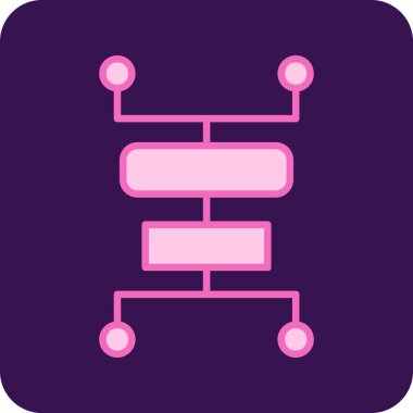 Entrika. Web simgesi basit illüstrasyon