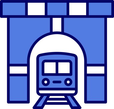 Tünel ağ simgesi vektör çizimi 