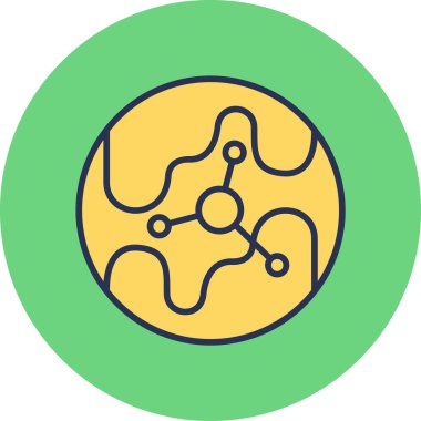 bağlantı ağ simgesi vektör illüstrasyonu