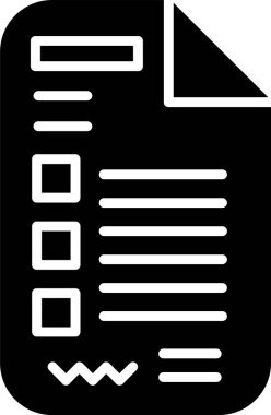 Web kullanımı için uygun bir kontrol listesi sembolü çizimi.