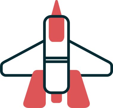 Uçak. Web simgesi basit illüstrasyon