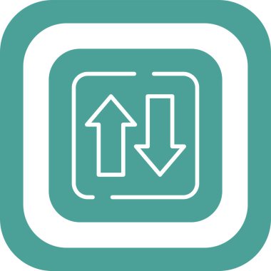 İki Yol İşareti. Web simgesi basit illüstrasyon