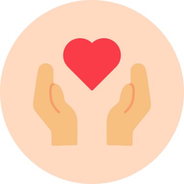 Seni seviyorum ikon vektör çizimi