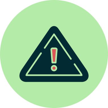 uyarı simgesi vektör illüstrasyonu