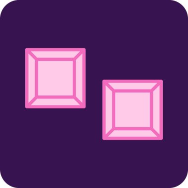 Şeker Web simgesi vektör illüstrasyonu