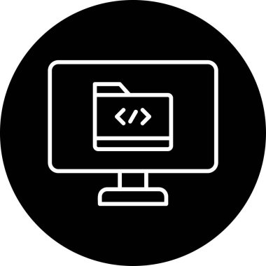 Değerli dosyaları olan dizin, basit vektör tasarımı