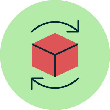 Engelleme zinciri. Web simgesi basit tasarım