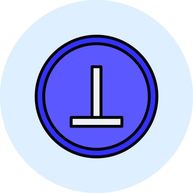 Beyaz arkaplan resimleme ile dikey simge tasarımı