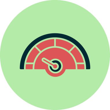 hız dometresi vektör illüstrasyonuName