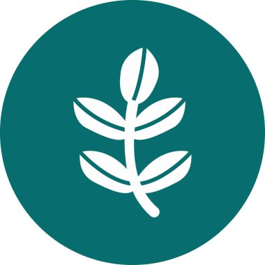 Bitki. Web simgesi basit illüstrasyon 