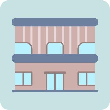 Çubuk İnşa Simgesi, Beyaz Arkaplanda Vektör İllüstrasyonu 