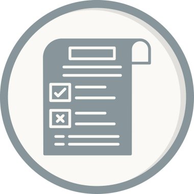 Kurallar. Web simgesi basit illüstrasyon