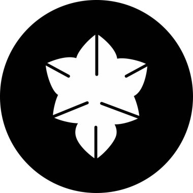 Çiçek. Web simgesi basit illüstrasyon 